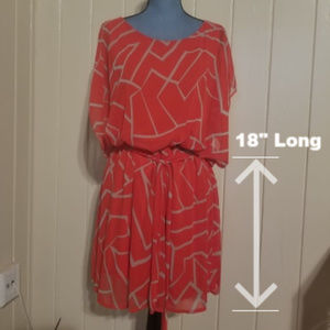 Abstract Shapes Midi Dress